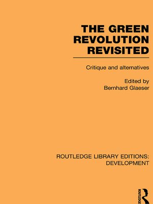 cover image of The Green Revolution Revisited